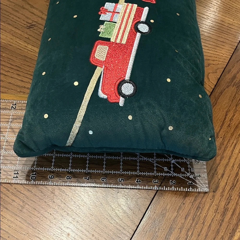 Cynthia Rowley Christmas Vacation velvet glamping pillow‎